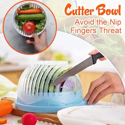❤️Fruits & Vegetables Cutter Bowl-Perfect kitchen helper for household😊